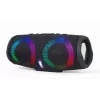 Gembird SPK-BT-LED-02 Draagbare Bluetooth-partyluidspreker, 10 W, Zwart