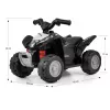 MILLY MALLY Quad Honda ATV accu-aangedreven zwart