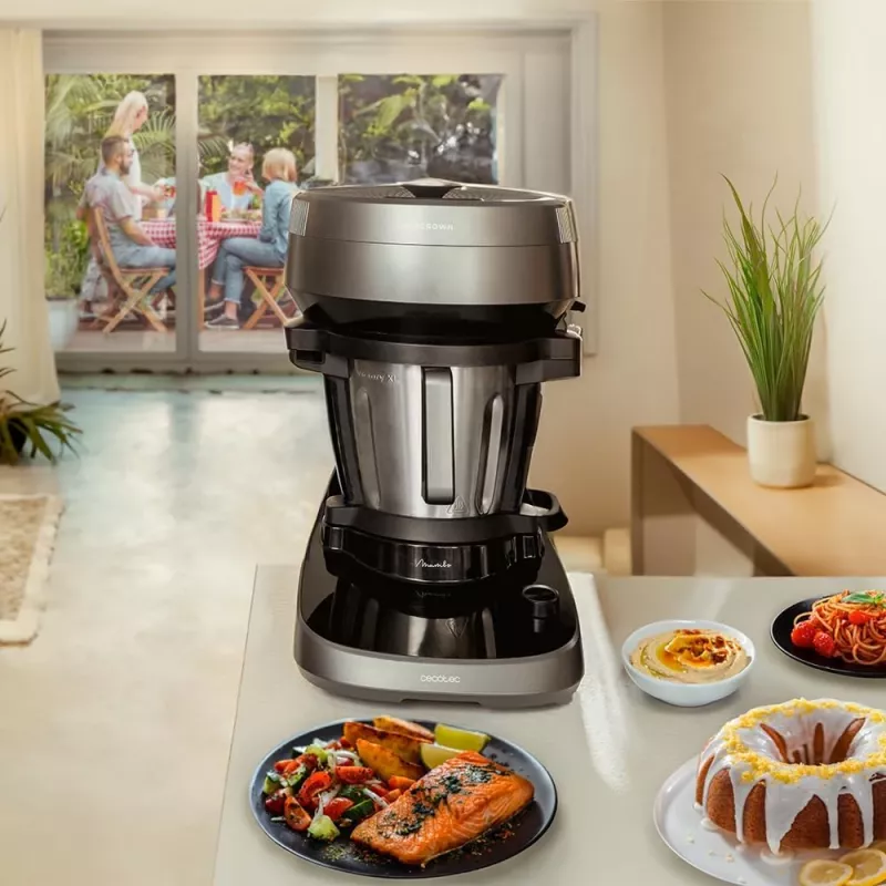 Cecotec Mambo CooKing Victory multifunctionele keukenmachine 1700 W 4,5 L zwart/grijs