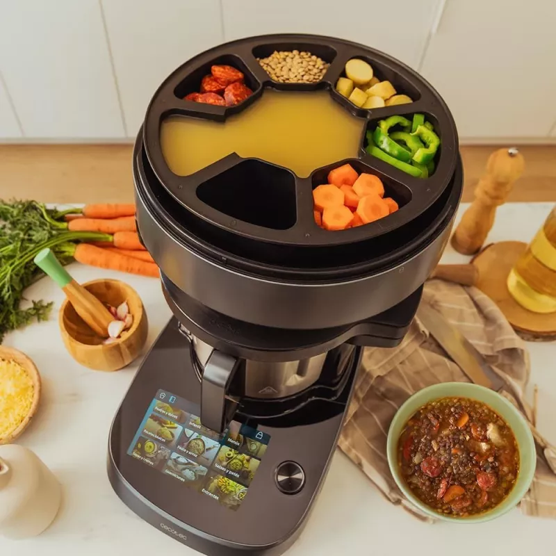 Cecotec Mambo CooKing Victory multifunctionele keukenmachine 1700 W 4,5 L zwart/grijs