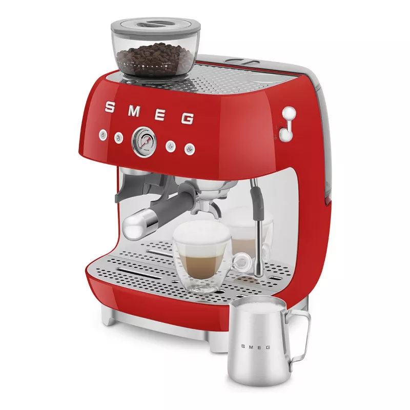 Smeg 50's Style volautomatische koffiemachine EGF03RDEU rood