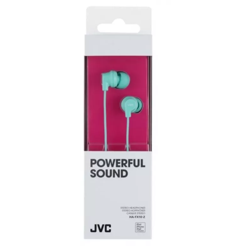 JVC HA-FX10 lichtblauw bedrade in-ear-koptelefoon