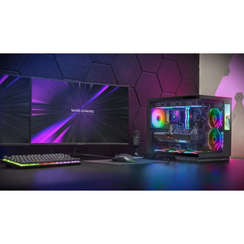 Tacens Mars Gaming MCMIRAGE midi-tower computerbehuizing zwart