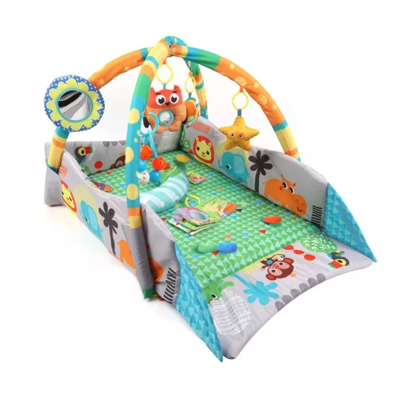 MILLY MALLY 4-in-1 junglespeelmat, droogbad, box