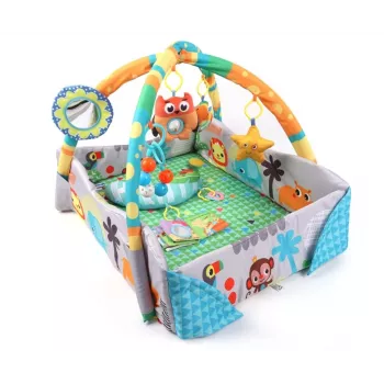MILLY MALLY 4-in-1 junglespeelmat, droogbad, box