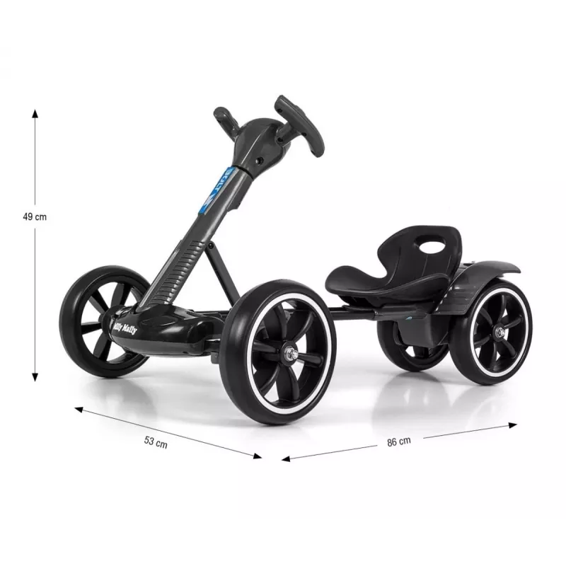 MILLY MALLY Go-kart op accu Bolt zwart