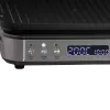 ELDOM GK200 GRILO contactgrill 2000W met instelbare thermostaat, antiaanbakplaten, zwart/zilver