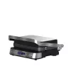 ELDOM GK200 GRILO contactgrill 2000W met instelbare thermostaat, antiaanbakplaten, zwart/zilver