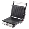 ELDOM GK200 GRILO contactgrill 2000W met instelbare thermostaat, antiaanbakplaten, zwart/zilver