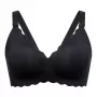 MOMCOZY YN46 Seamless Support Floral Nursing Bra zwart S