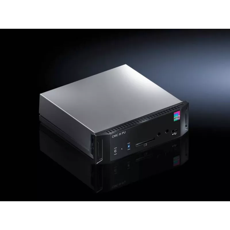 Rittal DK 7030.000 CMC III Processing Unit, zwart, grijs, 138 mm, 132 mm, 40 mm, 1 stuk, 620 g