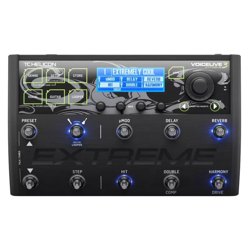TC-Helicon VoiceLive 3 Extreme - gitaar- & zang-multieffectprocessor met looper