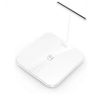 AWEI SS1 multifunctionele lichaamsweegschaal met Bluetooth 5.0, wit