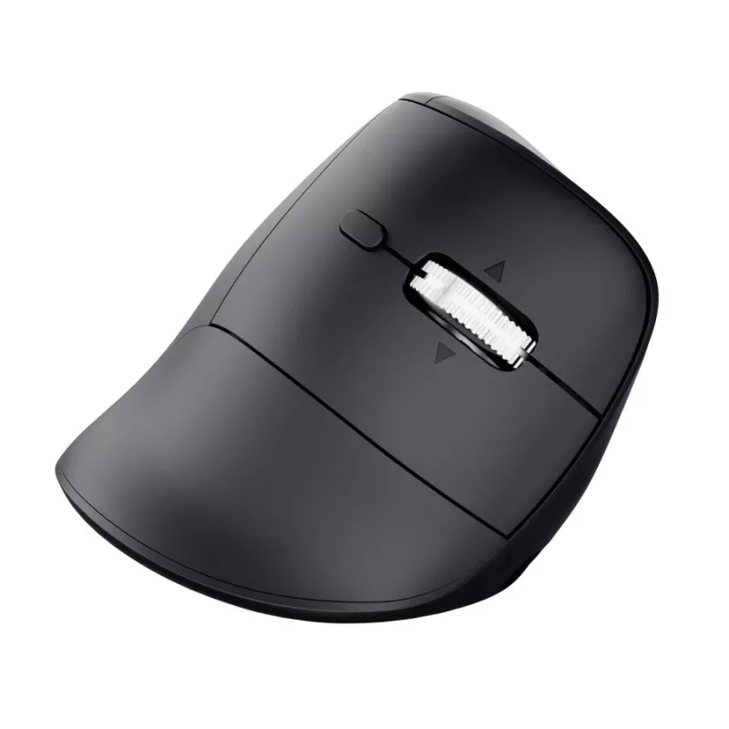 Trust Vyran Ergo Hyperscroll draadloze muis - rechtshandig, optisch, 4800 DPI, RGB, oplaadbaar