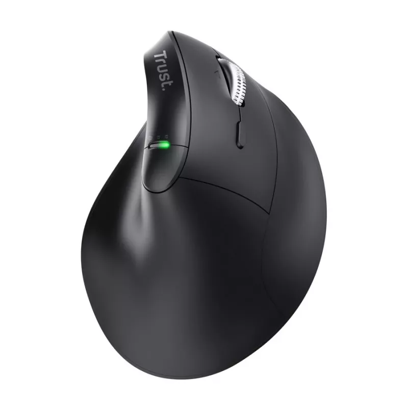 Trust Vyran Ergo Hyperscroll draadloze muis - rechtshandig, optisch, 4800 DPI, RGB, oplaadbaar