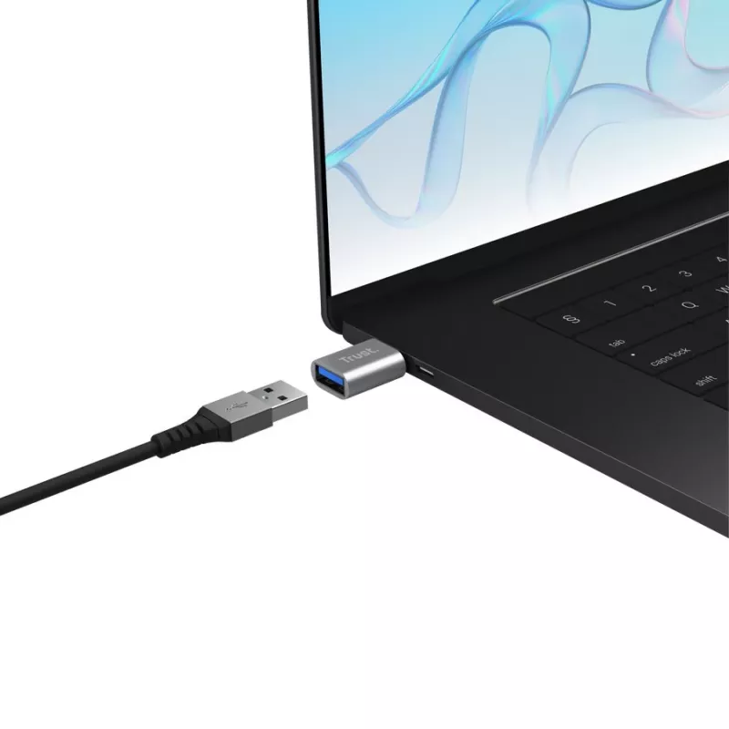 Trust Calyx USB-C naar USB-A-adapter, verpakking van 2