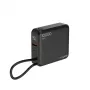 Gembird PB10-WPC15-LCD-01 snellaadpowerbank met draadloze oplader, 20 W, 10000 mAh, zwart