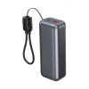 Gembird PB10-PD20-LCD-02 compacte snellaadpowerbank met LCD-display, 20W, 10000 mAh, Space Grey