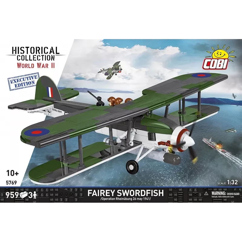 COBI KLOCKI bouwstenen Fairey Swordfish Executive Edition 959 onderdelen