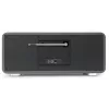 TechniSat DIGITRADIO 602 DAB+/FM/internetradio met Bluetooth, cd-speler en Qi-laadstation - antraciet/zilver