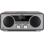 TechniSat DIGITRADIO 602 DAB+/FM/internetradio met Bluetooth, cd-speler en Qi-laadstation - antraciet/zilver