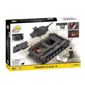 COBI 958 PCS HC WWII Panzer III Ausf. H bouwstenen-set