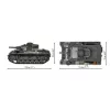 COBI 958 PCS HC WWII Panzer III Ausf. H bouwstenen-set