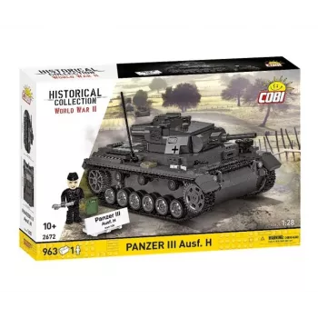 COBI 958 PCS HC WWII Panzer III Ausf. H bouwstenen-set