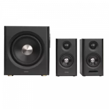 Edifier S355DB 2.1 boekenplankluidsprekersysteem met subwoofer, zwart