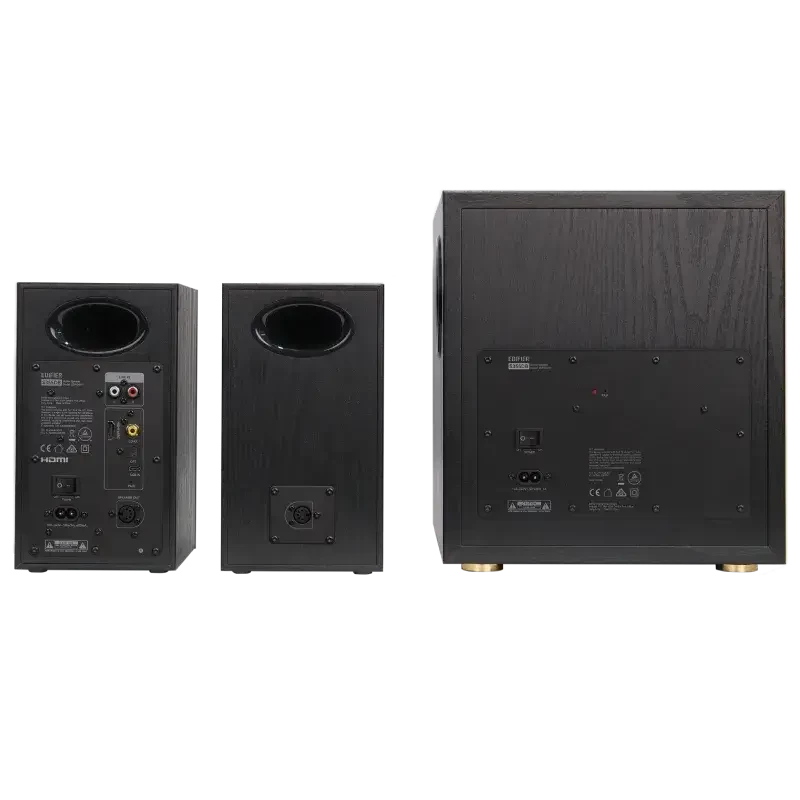 Edifier S355DB 2.1 boekenplankluidsprekersysteem met subwoofer, zwart