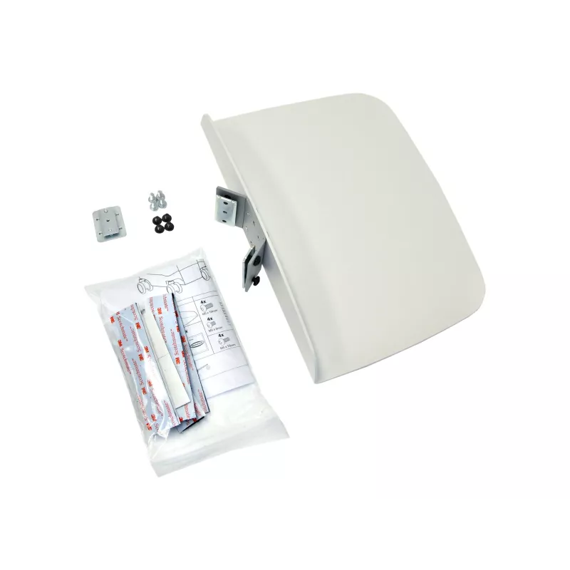 Ergotron Utility Shelf - montagecomponent (bevestigingen, plank voor wagen) - voor printer - wit - voor Neo-Flex ESD WorkSpace; TeachWell LCD Mobile Digital Platform, Mobile Digital Platform