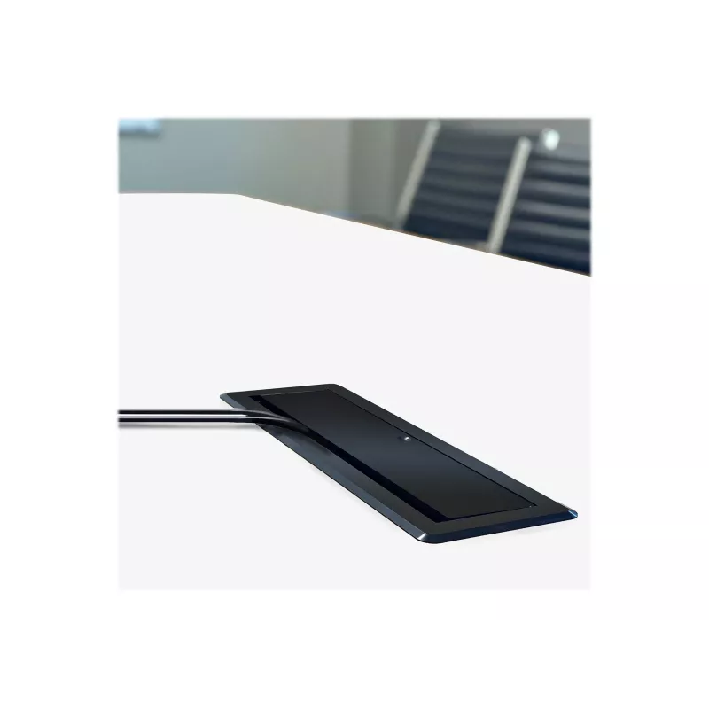 StarTech.com dual-module vergadertafel aansluitbox - aanpasbaar - vlak inbouw - zwart