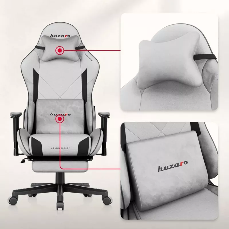 Huzaro Force 5.7 Grey gamingstoel