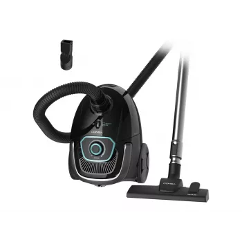 Cecotec Conga Powerbag 2500 Plus stofzuiger met zak, 850 W, 2,5 L stofreservoir, zwart