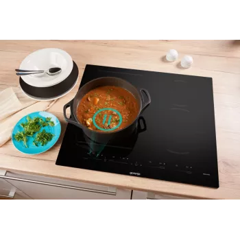 Gorenje inductiekookplaat GI6432BSC 60 cm zwart met PowerBoost, timer, kinderslot