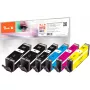 Peach Ink Save Pack Plus PI100-397 compatibel met Canon PGI-580XXL CLI-581XXL multiverpakking 6 cartridges