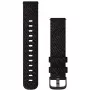 Garmin QuickFit 20mm nylon horlogeband zwart/slate grey