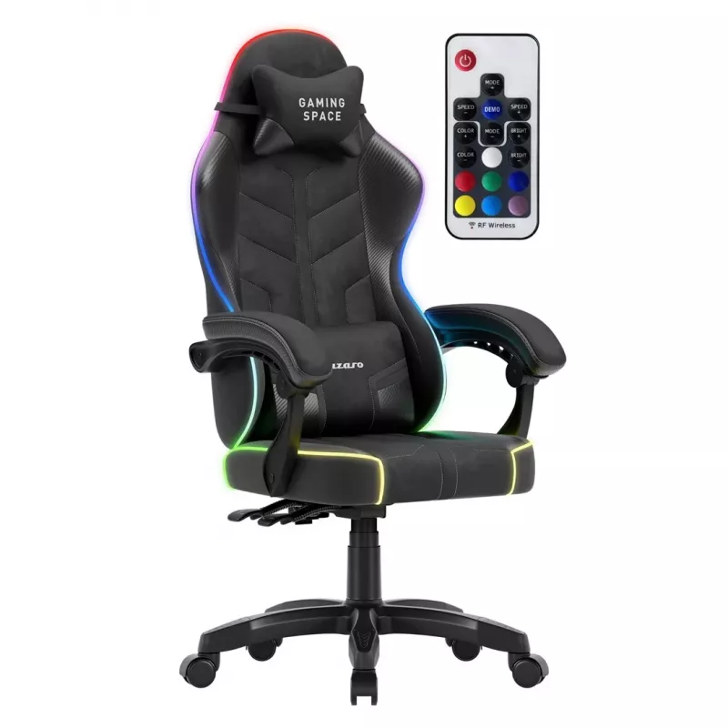 Huzaro Force 2.7 RGB zwarte gamingstoel
