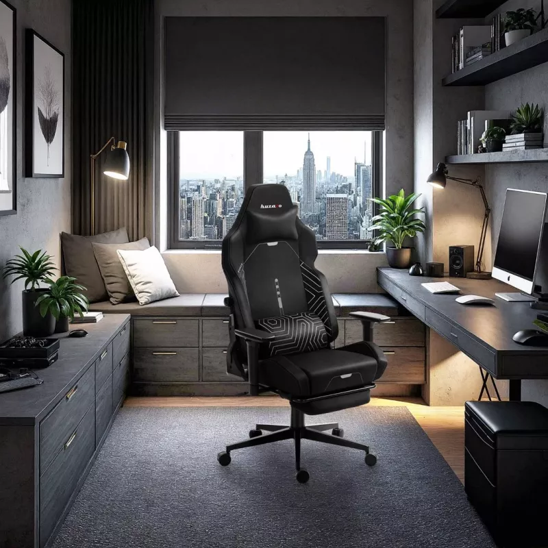 Huzaro Force 8.1 zwarte gamingstoel