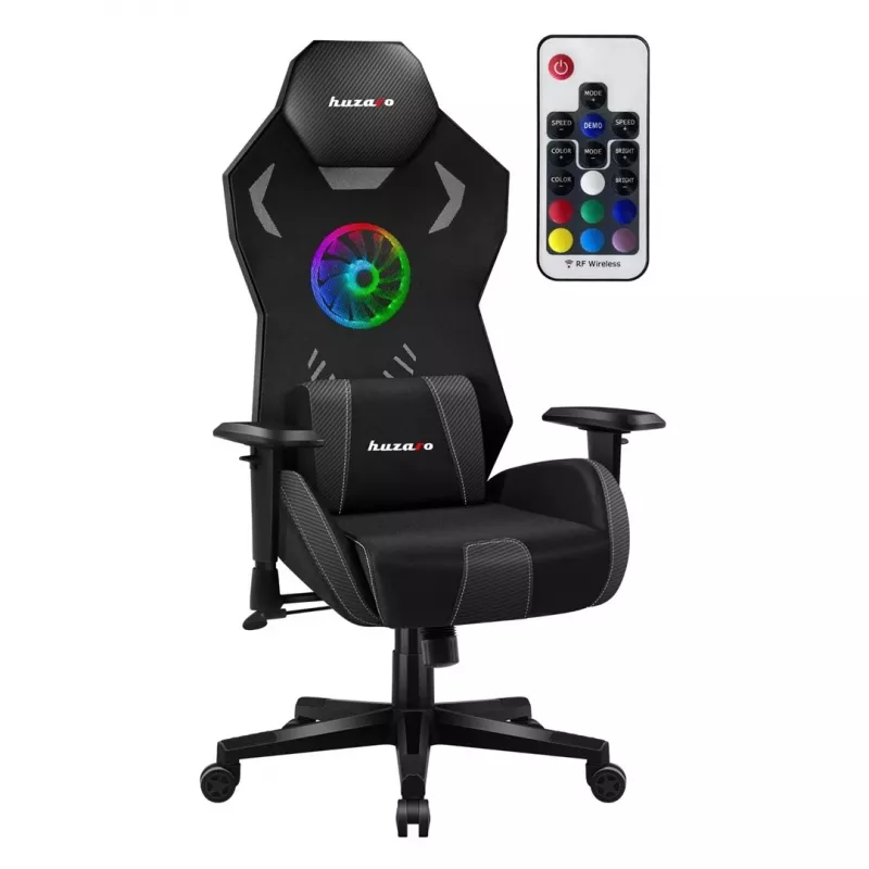 Huzaro Combat 7.6 RGB zwarte gamingstoel