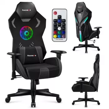 Huzaro Combat 7.6 RGB zwarte gamingstoel