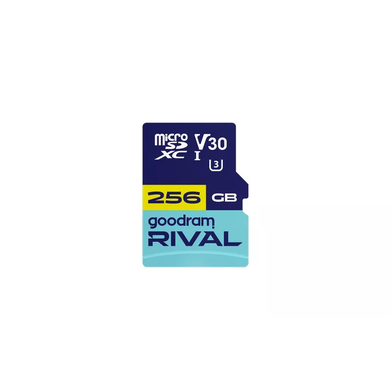 GOODRAM microSDXC 256GB RIVAL UHS-I U3 V30 C10 + adapter