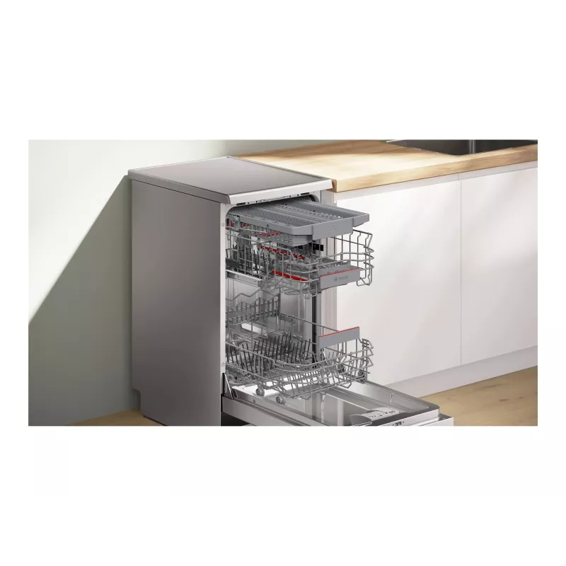 Bosch SPS4HMI13E vrijstaande vaatwasser, 45 cm, energieklasse D, inox