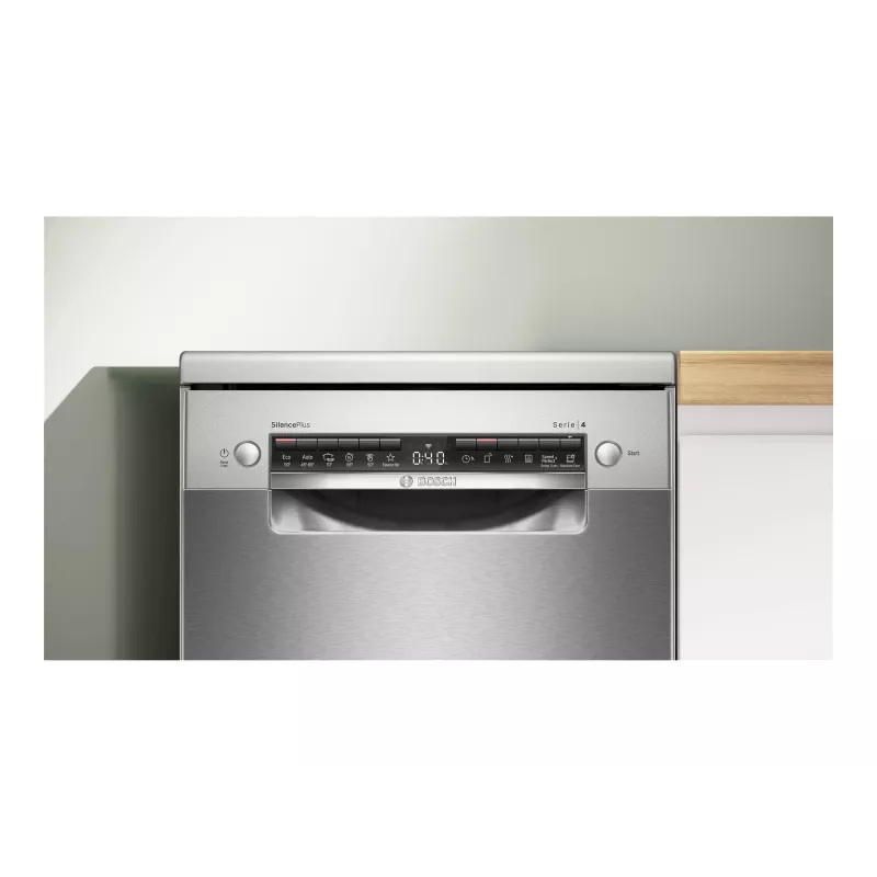 Bosch SPS4HMI13E vrijstaande vaatwasser, 45 cm, energieklasse D, inox