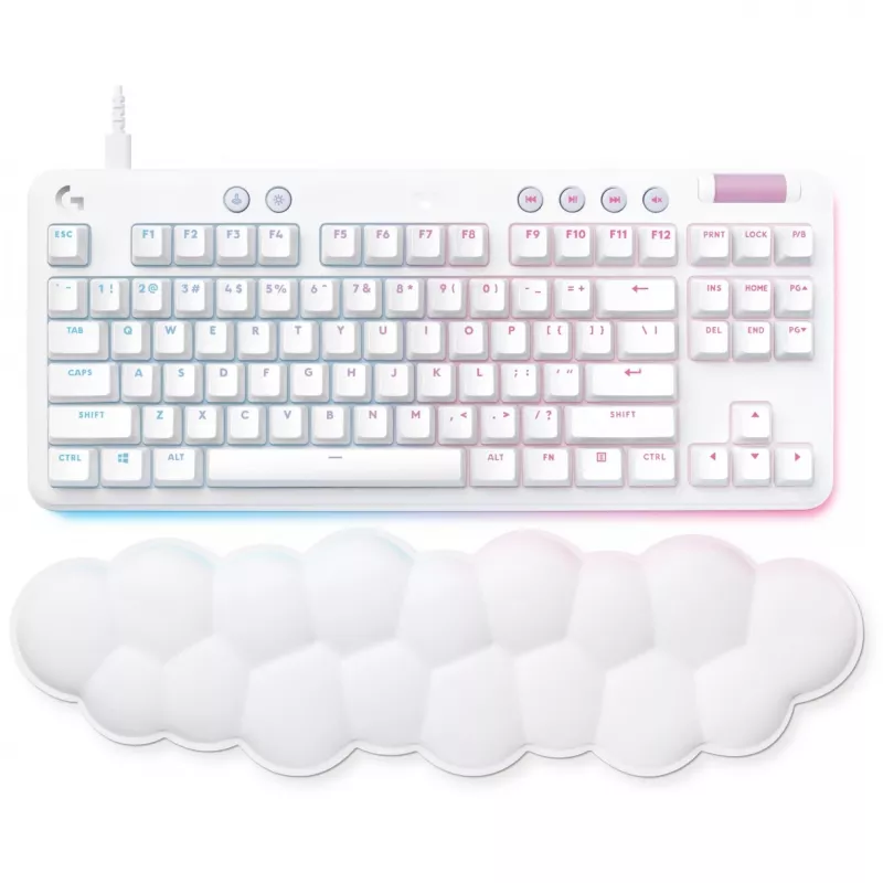 Logitech G G713 TKL Mechanisch Gaming-toetsenbord - White Mist (Aurora Collection)
