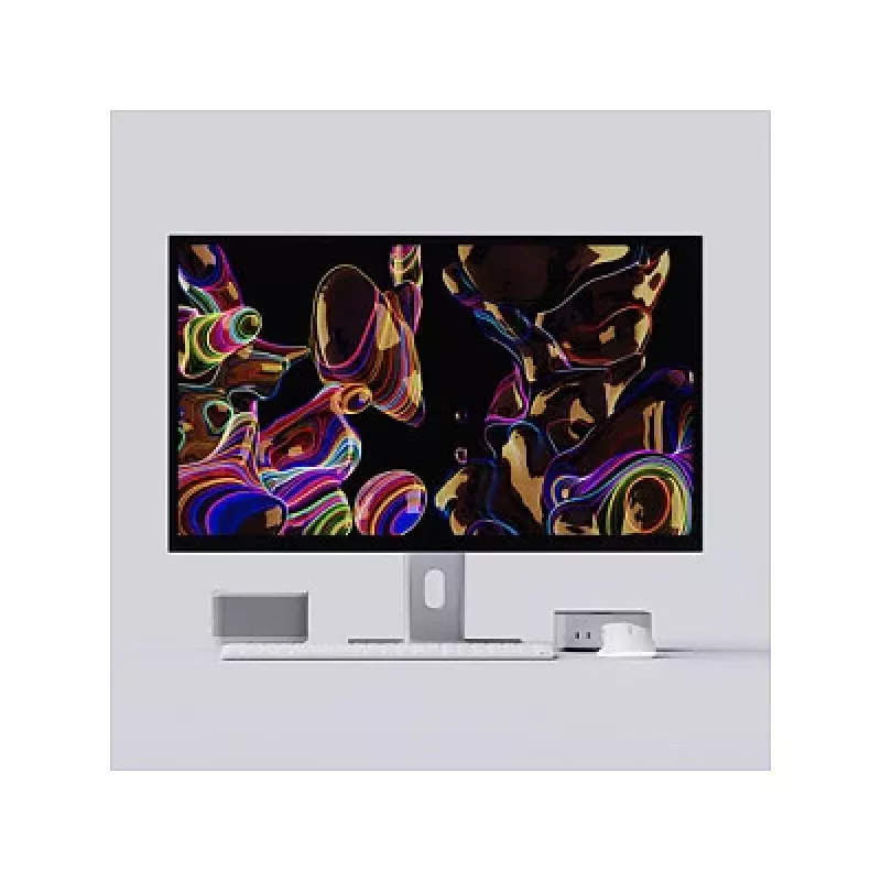 ALOGIC ASPEKT 32 inch 4K UHD matte docking monitor zilver