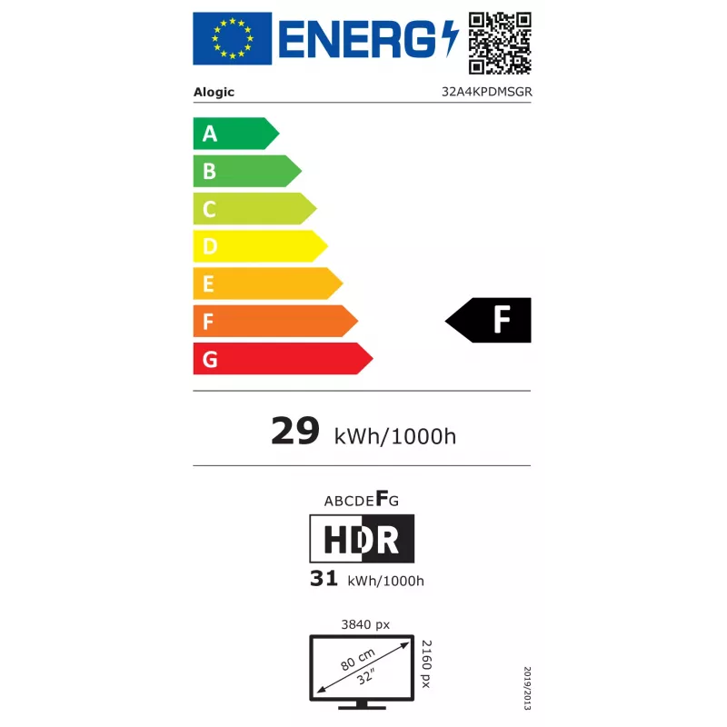 ALOGIC Aspekt 32 4K UHD dockingmonitor Space Grey
