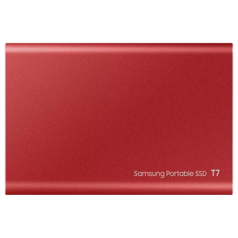 Samsung Portable SSD T7 500GB USB 3.2 Gen 2 metallic red externe solid-state-drive