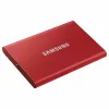 Samsung Portable SSD T7 500GB USB 3.2 Gen 2 metallic red externe solid-state-drive