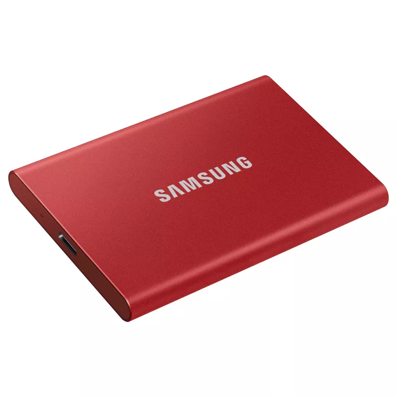 Samsung Portable SSD T7 500GB USB 3.2 Gen 2 metallic red externe solid-state-drive